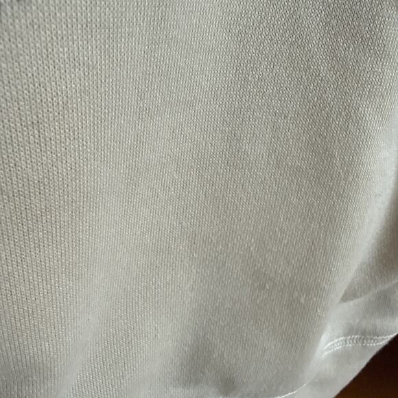 Goodnight Macaroon Leopard Print Design Cream Pullover Cropped Sweatshirt Small - Picture 6 of 7